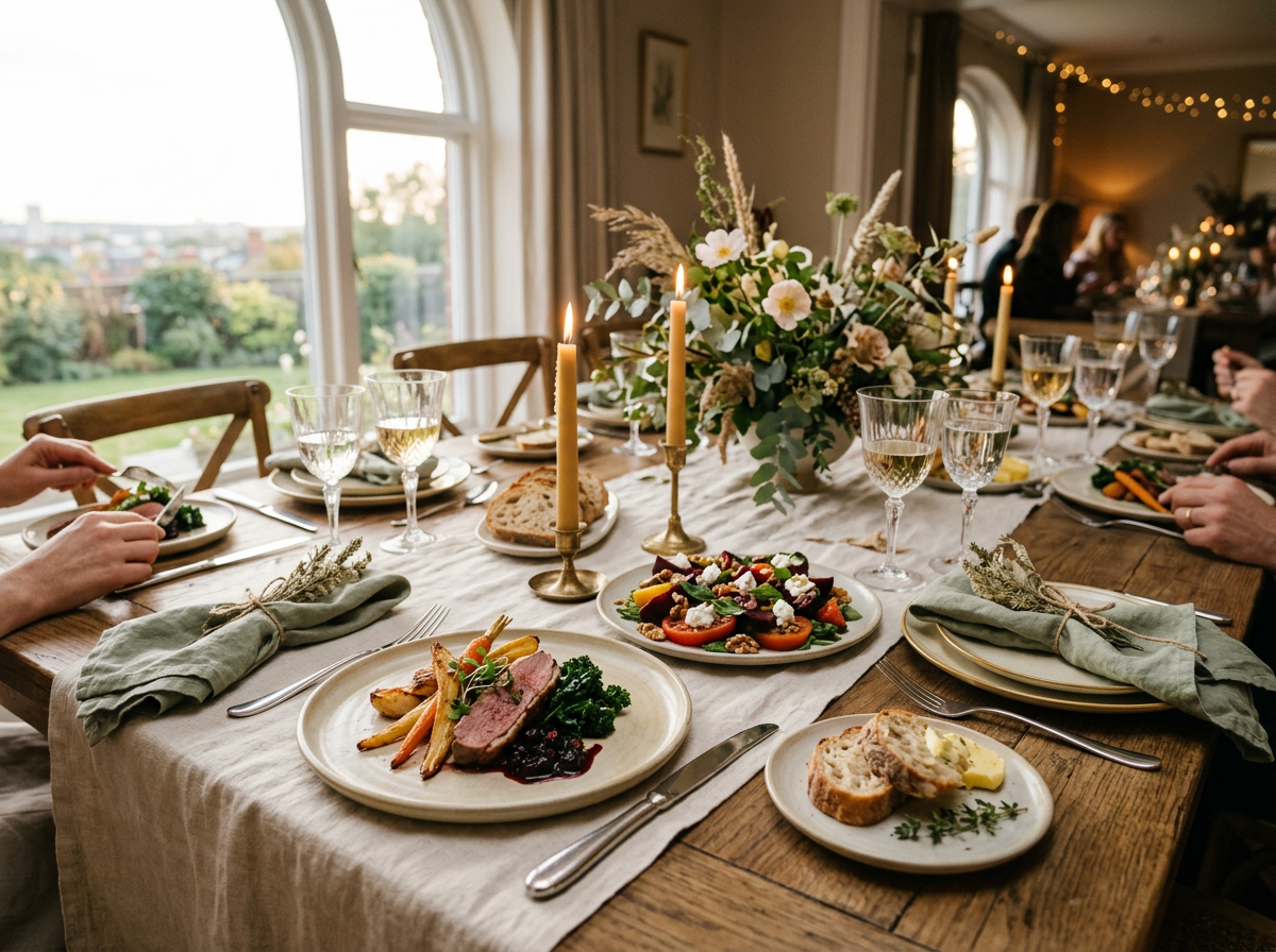 Elegant catered dishes, freshly prepared and beautifully plated